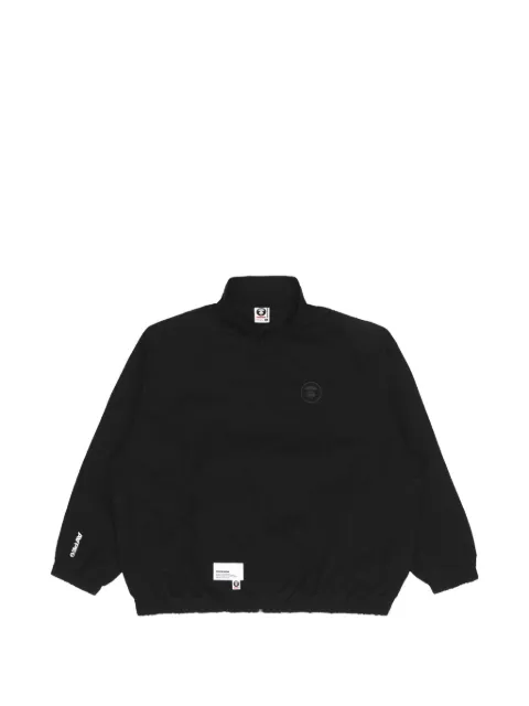AAPE BY *A BATHING APE® Moonface-patch zip jacket Black AAPLJM7577XXK