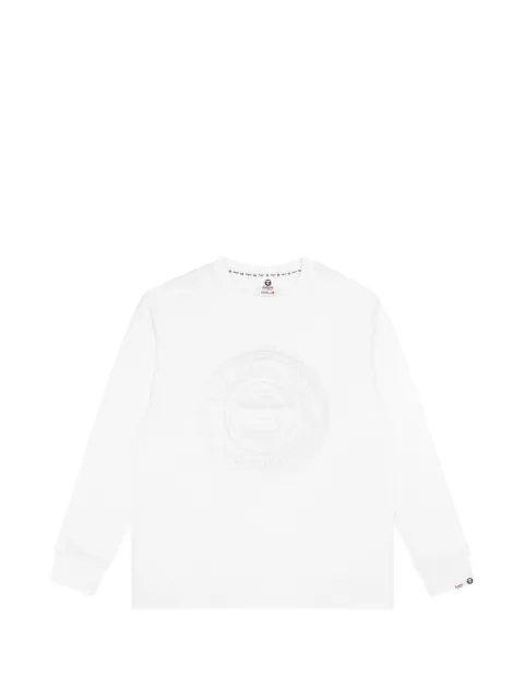AAPE BY *A BATHING APE® Moonface long-sleeved T-shirt White AAPLTM1238XXJ