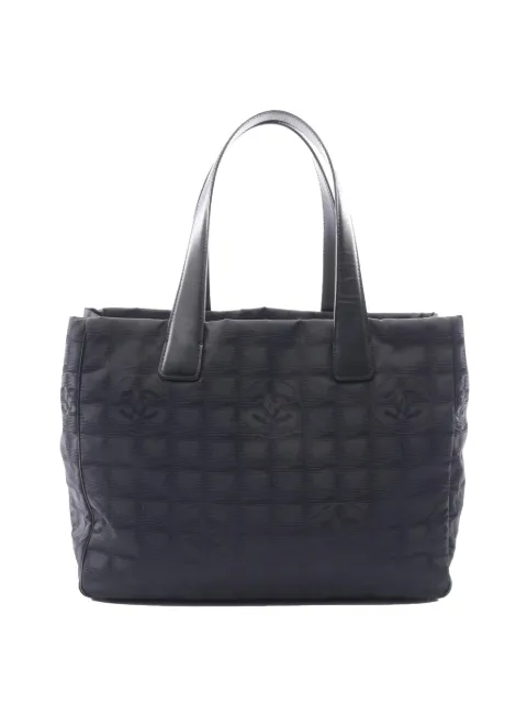CHANEL Pre-Owned 2003-2004 New Travel Line Nylon tote bag Black 7T064KI1JQ4R9G46