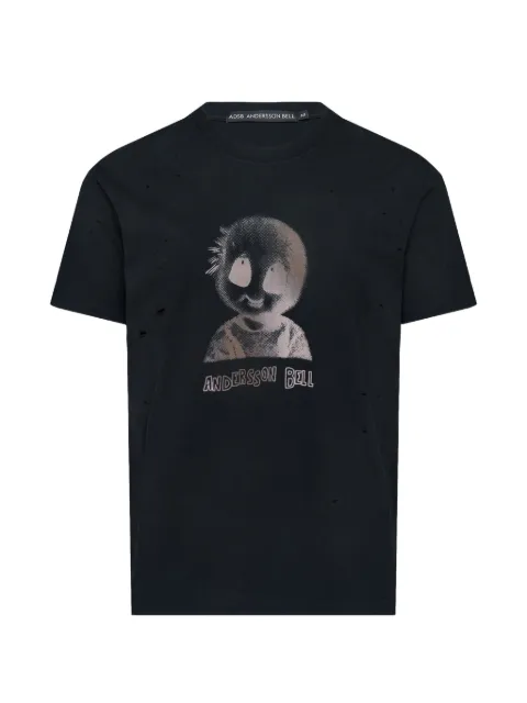Andersson Bell graphic-print T-shirt Black ATB1583U00