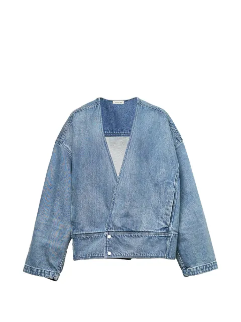 Fear Of God lapelless denim jacket Blue FG9M409912DNMMI00436