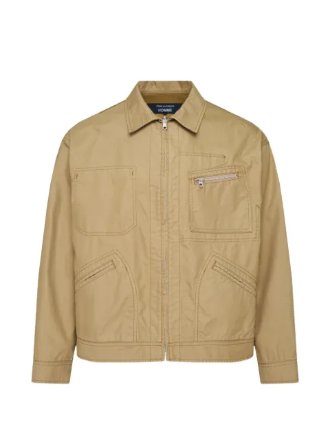 Comme des Garçons Homme zip-fastening pocket jacket Neutrals HQJ02205112A