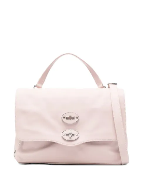 Zanellato small Postina® studded leather tote bag Pink 0680101910000SZ0899