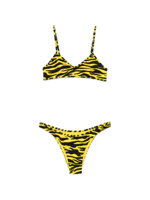 The Attico tiger-print bikini Yellow 260WBC00012PAA116PR