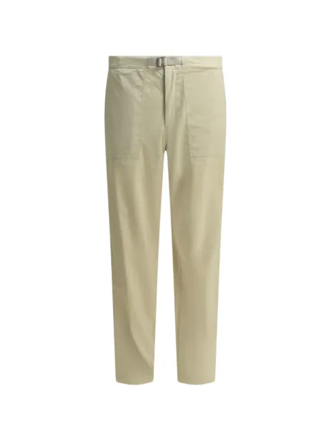 Houdini Sportswear belted logo-embroidered trousers Neutrals 860061191
