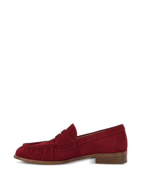 strategia shoes suede penny loafers Red A6101VELOURROSSO