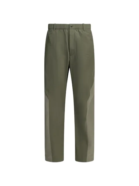 Goldwin Hyperdense Taffeta U/S Right straight-leg sport trousers Green GL76170SD