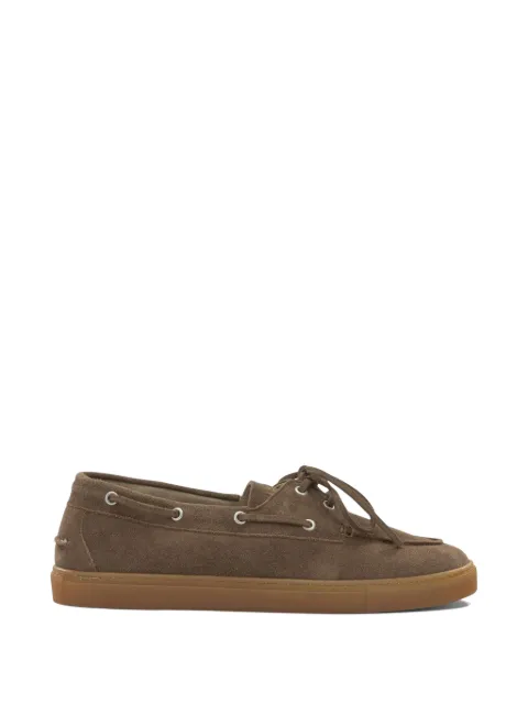 Copenhagen Studios suede lace-up boat shoes Brown S6CPH160MCPH05