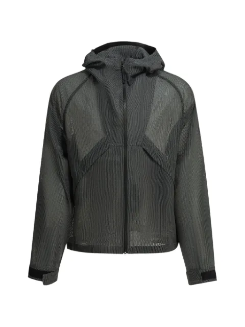 Goldwin Tonalith Mesh hooded coat Grey GL16145BK