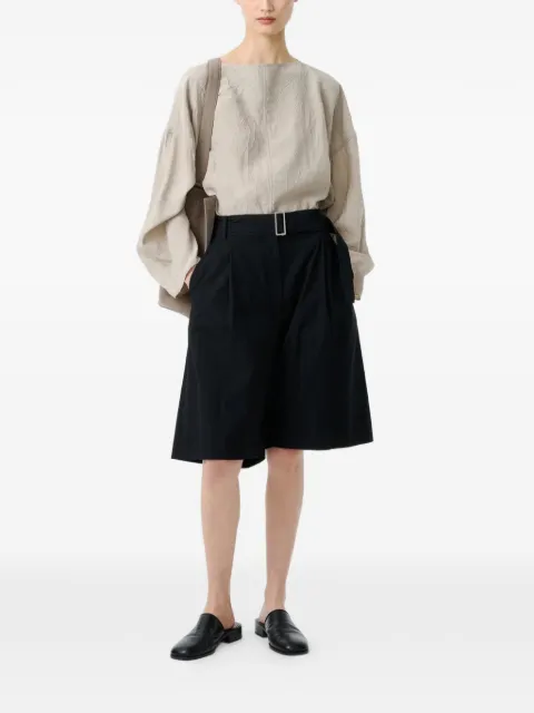 Studio Nicholson Creon belted shorts Black SNCREON
