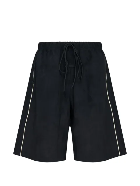 FEAR OF GOD ESSENTIALS contrast-piping shorts Black 160SP264891F00VINTAGEBLACK