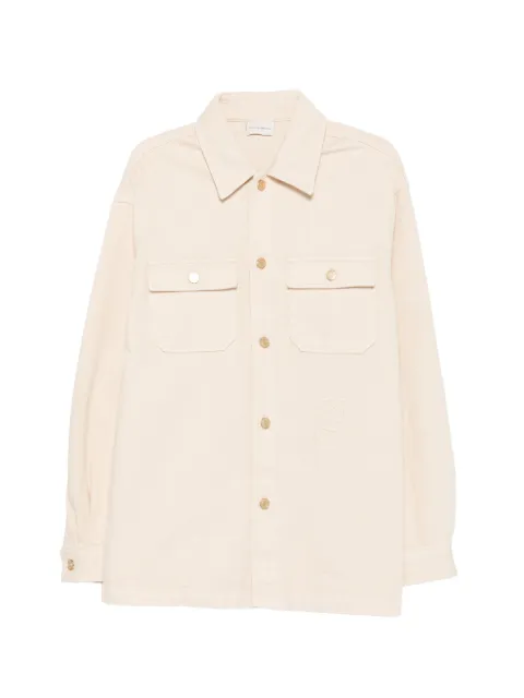 Drôle De Monsieur denim shirt jacket Neutrals JJT269CO243