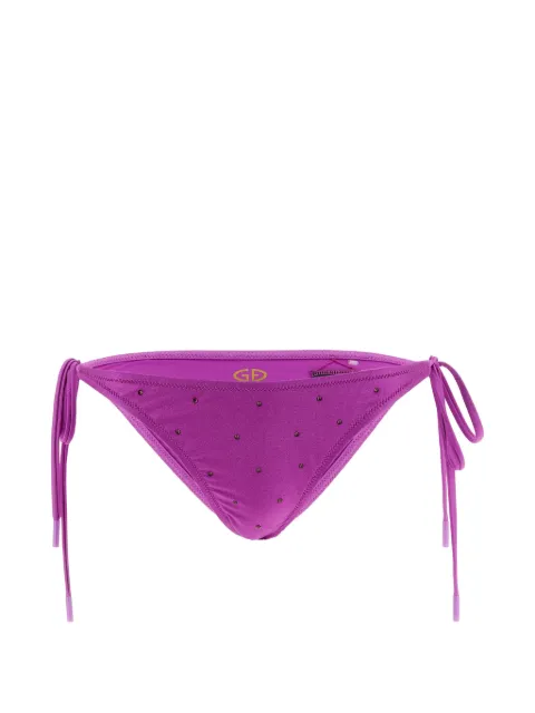 Goldbergh Kaia crystal-embellished bikini bottom Purple GB461612615643
