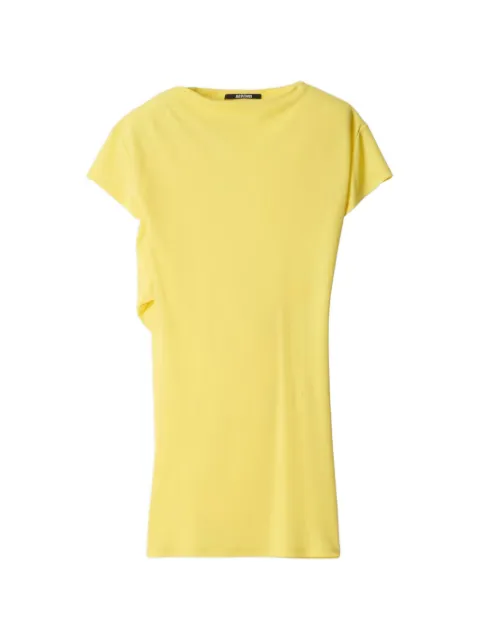 Jacquemus The Mistral short-sleeve dress Yellow DRW00847AJ00253