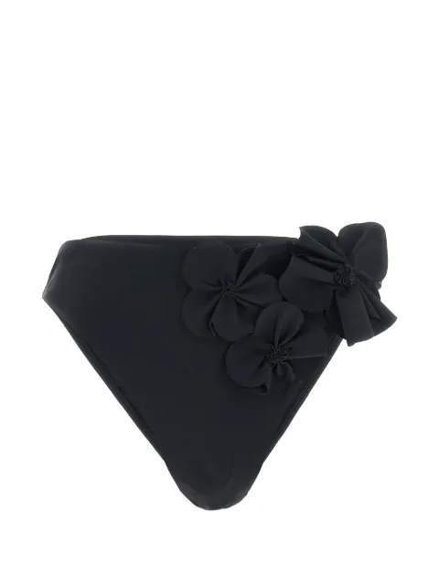 Goldbergh Reina floral-appliqué bikini bottom Black GB460602619000