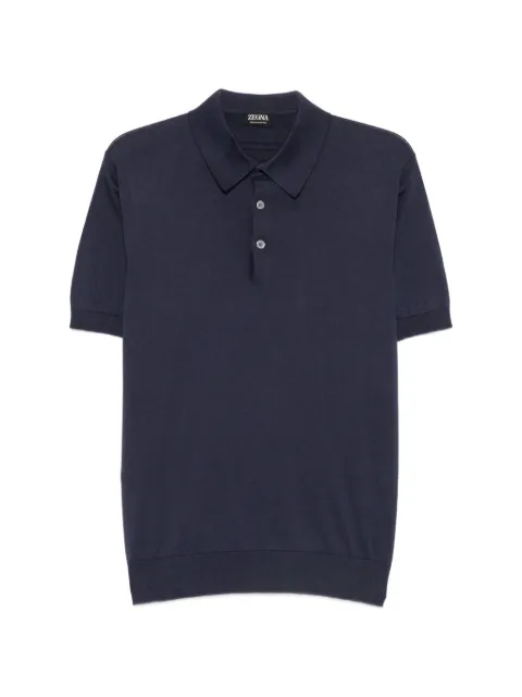 Zegna short-sleeve polo shirt Blue UHC90A3C32