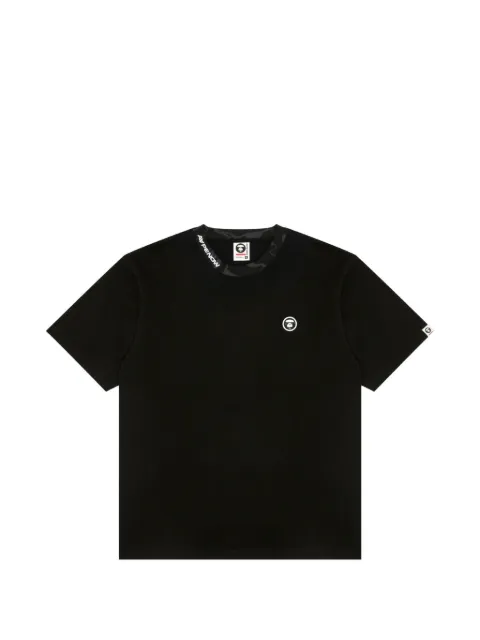 AAPE BY *A BATHING APE® moonface-print T-shirt Black AAPTEM1814XXQ