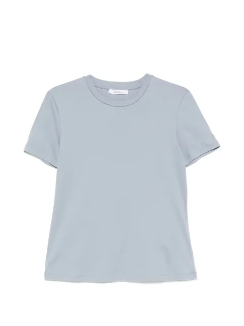 Max Mara Madia logo-embroidered T-shirt Blue 2611971019600