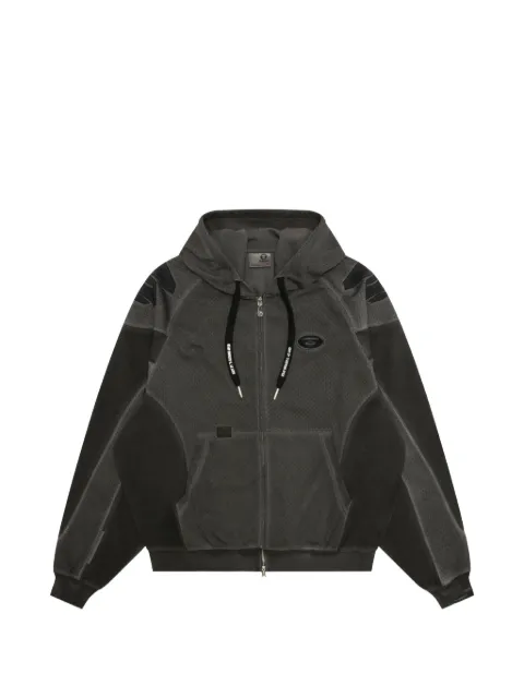 AAPE BY *A BATHING APE® Moonface zip-up hoodie Black AAPSWMD351XXQ