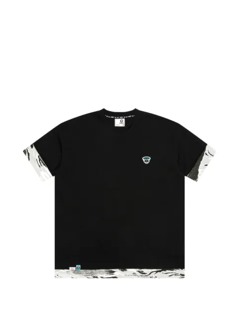 AAPE BY *A BATHING APE® logo-detail T-shirt Black AAPTEM1877XXQ