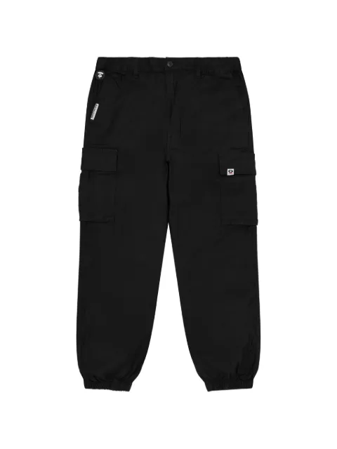 AAPE BY *A BATHING APE® Moonface cargo-pocket trousers Black AAPPTMB666XXO