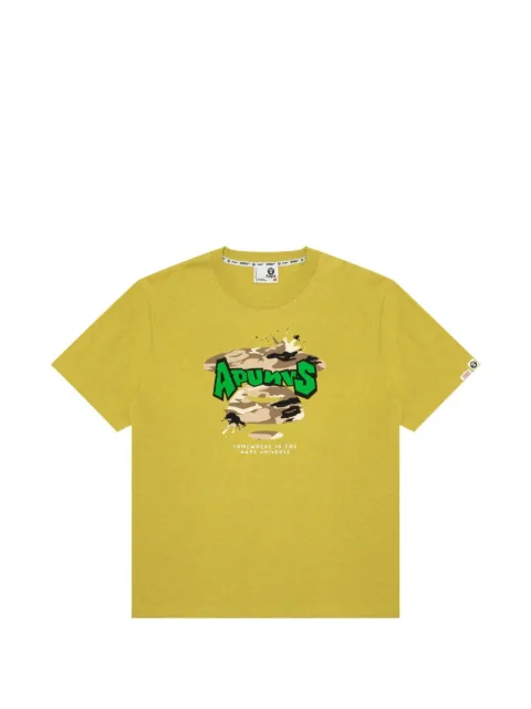 AAPE BY *A BATHING APE® graphic-print T-shirt Yellow AAPTEM1750XAP