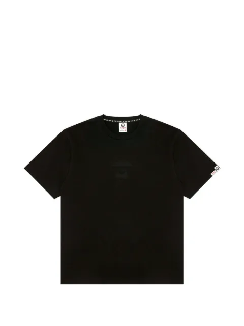 AAPE BY *A BATHING APE® moonface-print T-shirt Black AAPTEM1730XXP