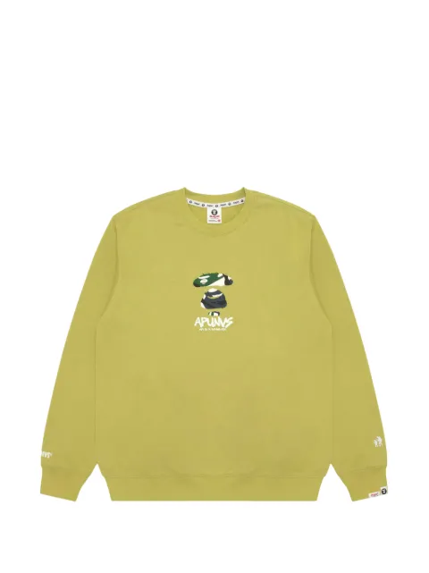 AAPE BY *A BATHING APE® AAPEUNVS graphic sweatshirt Black AAPSWMD311XXP