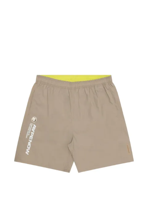 AAPE BY *A BATHING APE® logo-print shorts Neutrals AAPSPMA669XXM