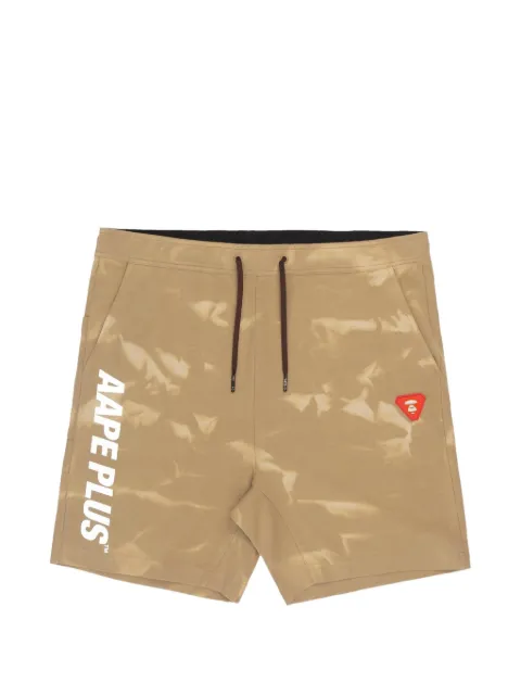 AAPE BY *A BATHING APE® Moonface tie-dye shorts Neutrals AAPSPM6883XXI