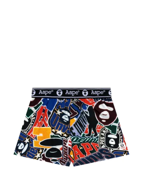 AAPE BY *A BATHING APE® printed boxers Blue AAPUWM5269XXM