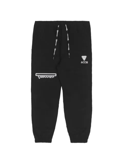 AAPE BY *A BATHING APE® drawstring track pants Black AAPPTM6940XXJ