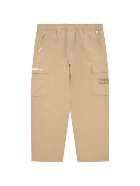 AAPE BY *A BATHING APE® logo-detail cargo pants Neutrals AAPPTMB667XXO