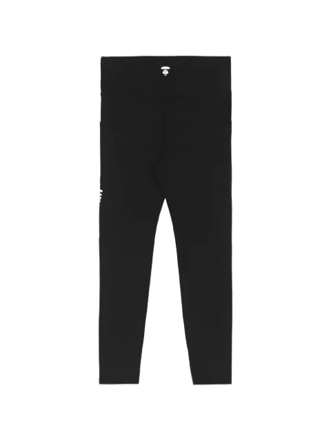 AAPE BY *A BATHING APE® elastic-waistband leggings Black AAPLIW4985XXJ