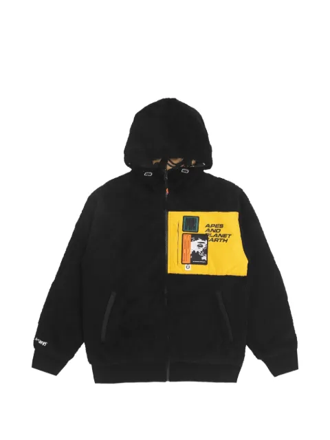 AAPE BY *A BATHING APE® Camo reversible zip-up hoodie Brown AAPSWM3836XXH