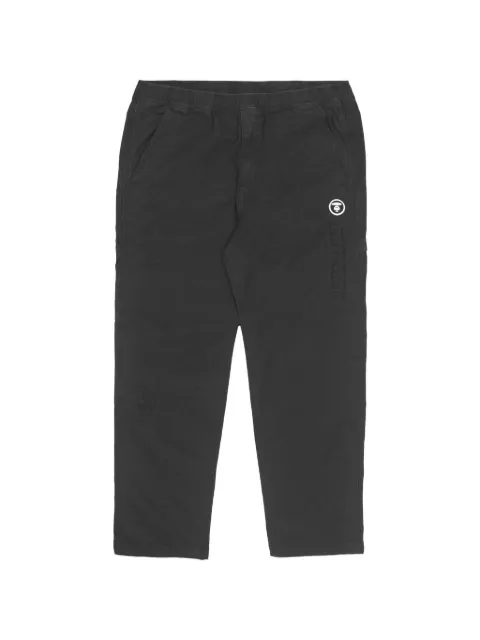 AAPE BY *A BATHING APE® Moonface carpenter trousers Black AAPPTM6957XXK