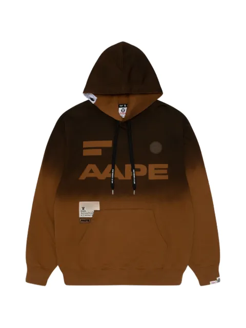AAPE BY *A BATHING APE® gradient-print hoodie Brown AAPSWM3946XXJ