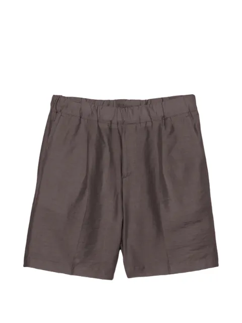 Costumein pleated elasticated-waist shorts Brown 26S38TONYOTAX