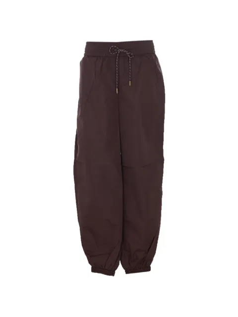 ZIMMERMANN drawstring elasticated-cuff track pants Brown 7920PS262