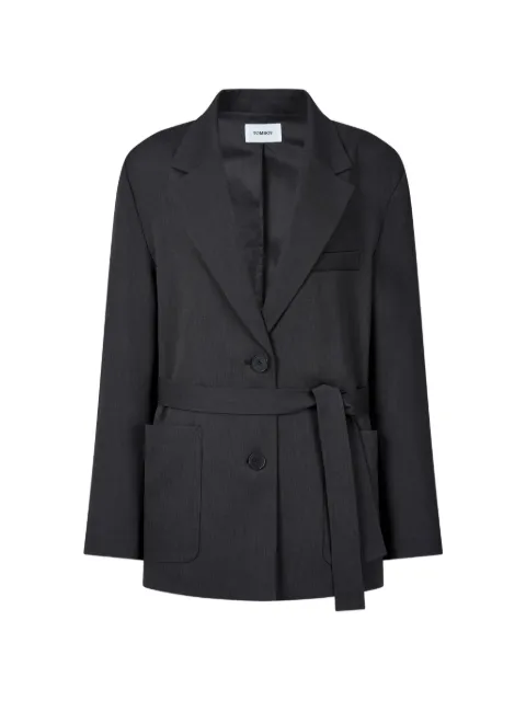 TOMBOY belted button-back jacket Grey 9106212553