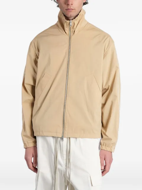 STATE OF ORDER piped-trim high-neck jacket Neutrals SJ26026