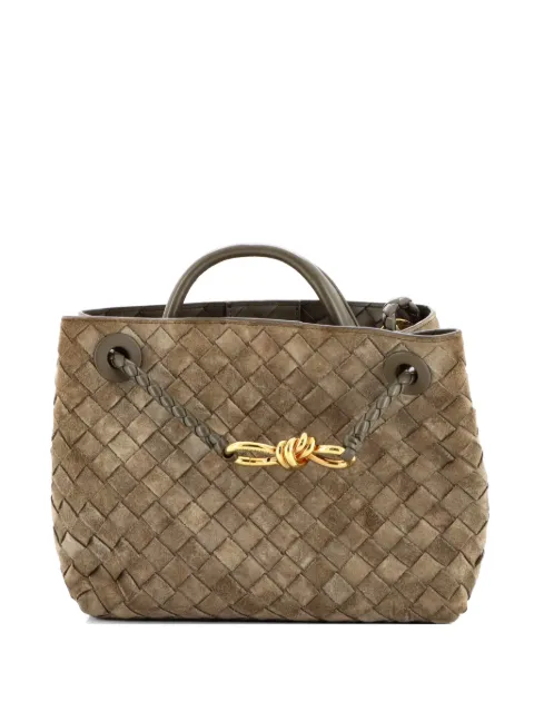 Bottega Veneta Pre-Owned Andiamo Top Handle Bag Intrecciato Nappa Small satchel Green ONZX3ORVYNWEP8RW