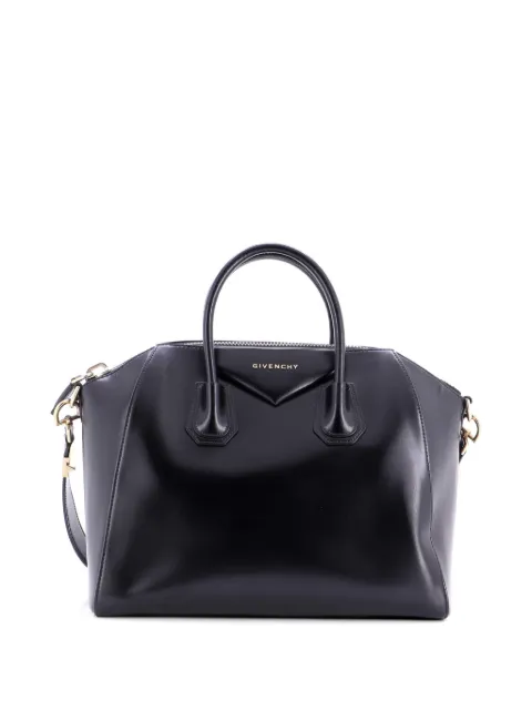 Givenchy Pre-Owned Antigona Bag Glazed Leather Medium satchel Black WKODL35RUY7BEC46