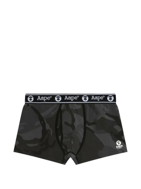 AAPE BY *A BATHING APE® Camo logo-waistband boxers Black AAPUWM5240XXQ