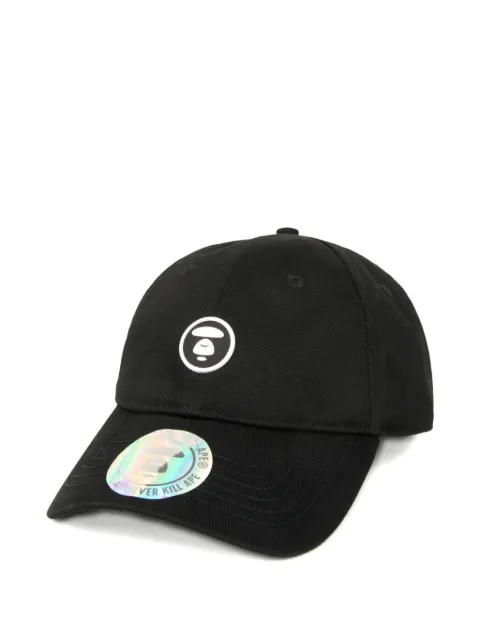 AAPE BY *A BATHING APE® logo-patch cap Black AAPCPM5399XXQ