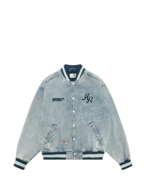 AAPE BY *A BATHING APE® AAPE Sport logo-detail jacket Blue AAPLJM7781XAQ