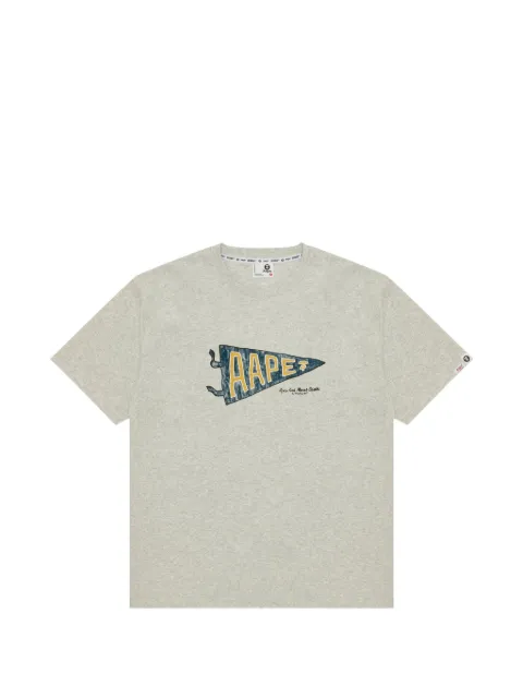 AAPE BY *A BATHING APE® logo-print T-shirt White AAPTEM1625XAO