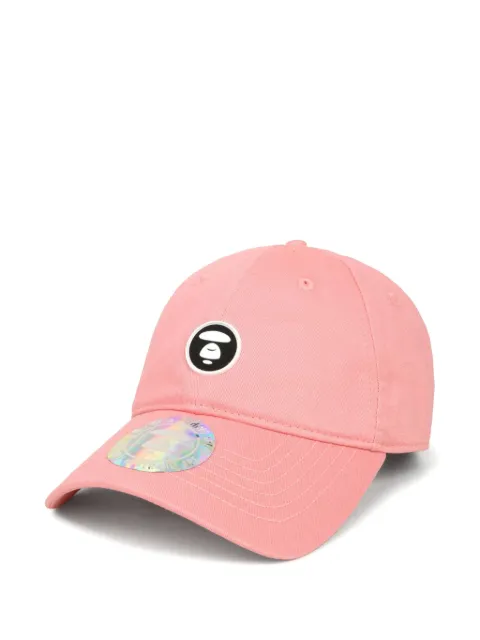 AAPE BY *A BATHING APE® AAPENOW Moonface cotton cap Pink AAPCPM4865XXP