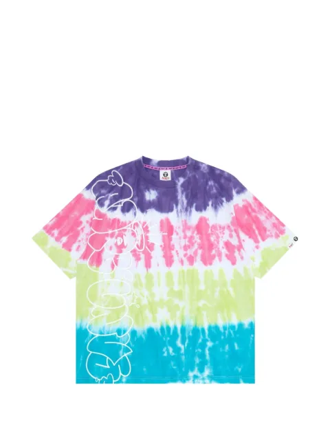 AAPE BY *A BATHING APE® Moonface tie-dye T-shirt Multicolour AAPTEW0954XAI