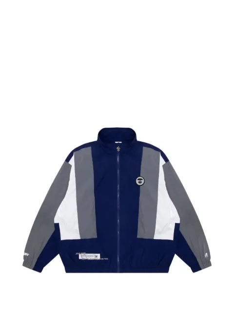 AAPE BY *A BATHING APE® Moonface colour-block track jacket Blue AAPLJM7539XXJ